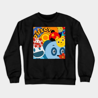 happy bears flowers and things Crewneck Sweatshirt